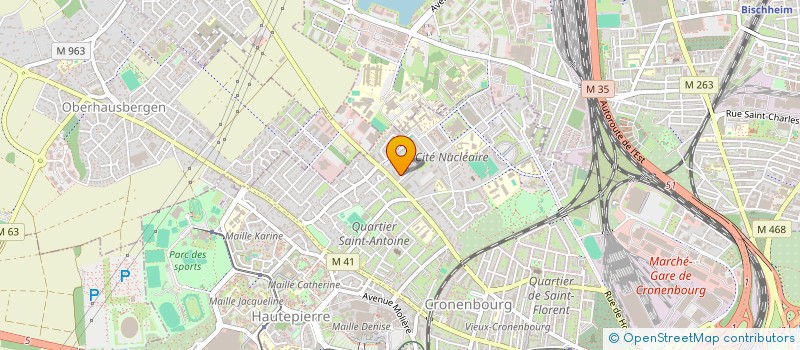 localisation de l'entreprise MONSIEUR ADEM SIRINDIL à STRASBOURG