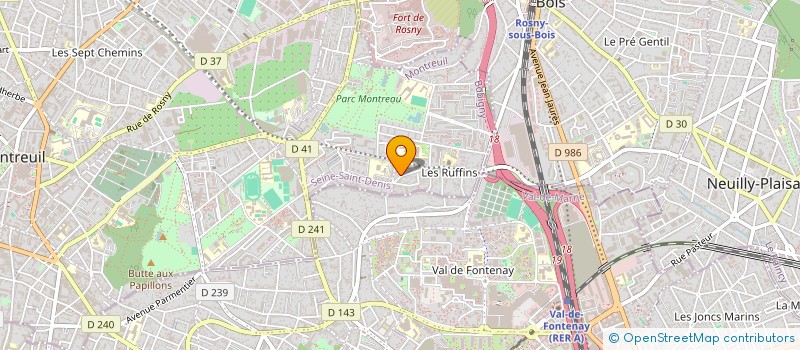localisation de l'entreprise MONSIEUR ADEM TABI à MONTREUIL