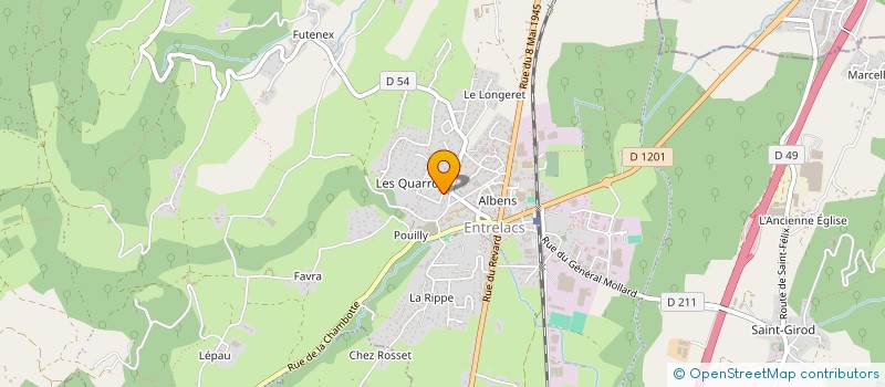 localisation de l'entreprise MONSIEUR ADEM VAROL à ENTRELACS