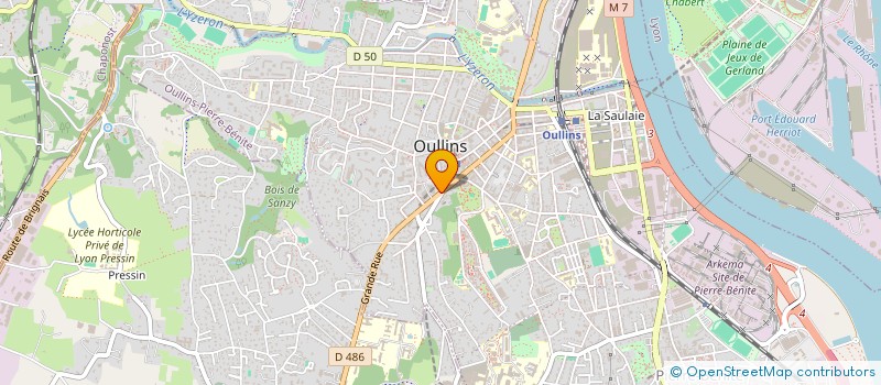 localisation de l'entreprise MONSIEUR ADEM XHEMAILI  OULLINS-PIERRE-BENITE