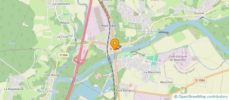 localisation de l'entreprise MONSIEUR ADEM YALCIN  PONT-D'AIN