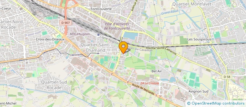 localisation de l'entreprise MONSIEUR ADEM YESILDAG  AVIGNON