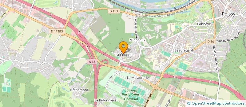 localisation de l'entreprise MONSIEUR ADEN ADEN AHMED  POISSY