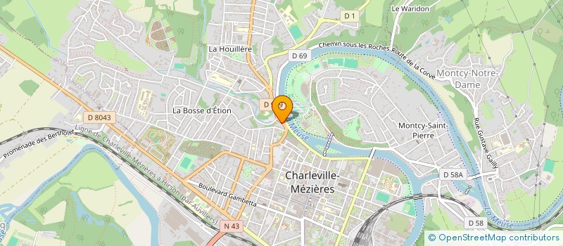 localisation de l'entreprise MONSIEUR ADEN LEGER à CHARLEVILLE-MEZIERES