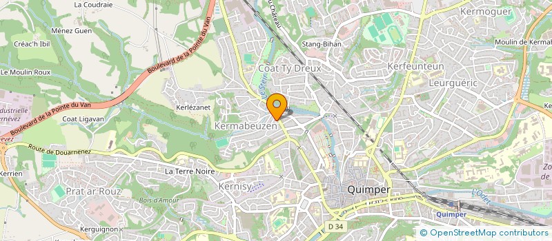 localisation de l'entreprise MONSIEUR ADENEN TAIEB à QUIMPER