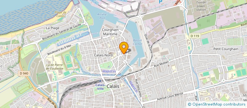 localisation de l'entreprise MONSIEUR ADENIYAN-WENCESLAS TOLLO  CALAIS