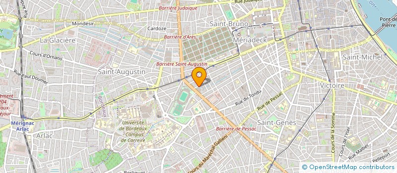 localisation de l'entreprise MONSIEUR ADENIYI MASSADIMI  BORDEAUX