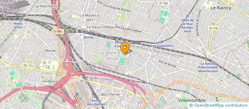 localisation de l'entreprise MONSIEUR ADENIYI OKE  BONDY