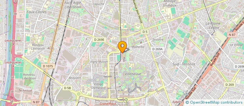 localisation de l'entreprise MONSIEUR ADEOLA TETEDE  GRENOBLE