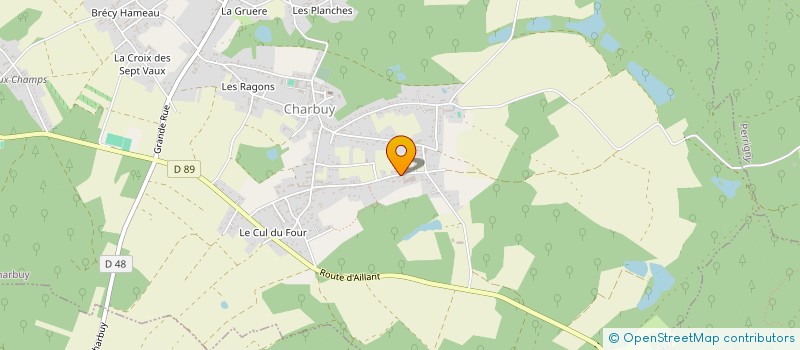 localisation de l'entreprise MONSIEUR ADERALD CARON à CHARBUY