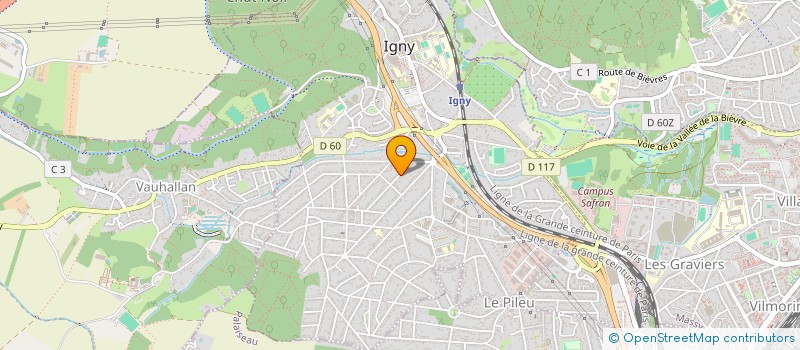 localisation de l'entreprise MONSIEUR ADERITO FERREIRA à IGNY