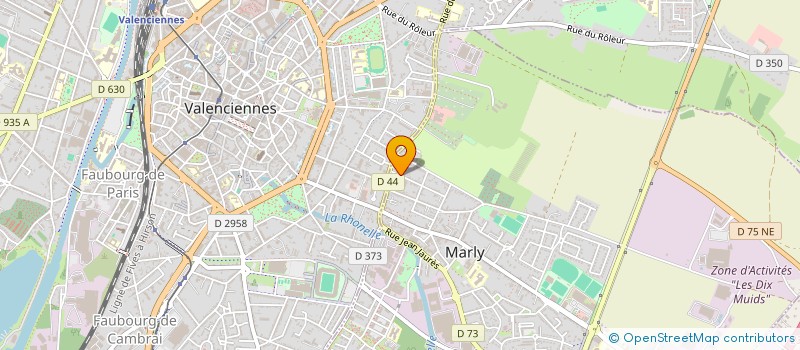 localisation de l'entreprise MONSIEUR ADESSINA OLOUWOLE  MARLY