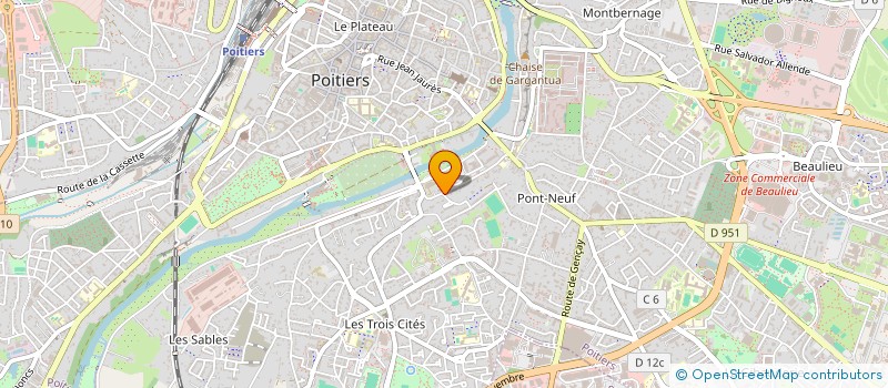 localisation de l'entreprise MONSIEUR ADETOKUNBO ABOABA  POITIERS