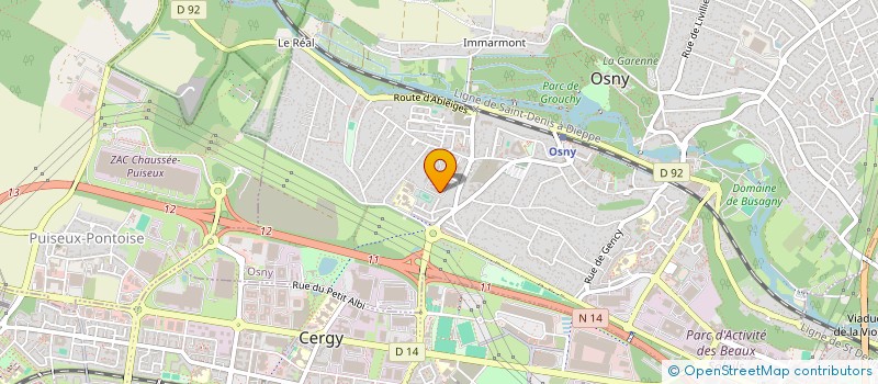 localisation de l'entreprise MONSIEUR ADEWALE SIKIRU  OSNY