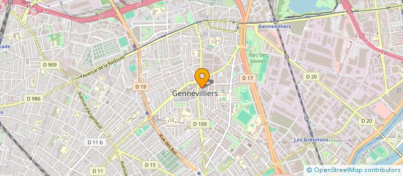 localisation de l'entreprise MONSIEUR ADEYEMI ADEOYE à GENNEVILLIERS