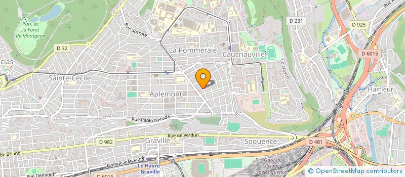 localisation de l'entreprise MONSIEUR ADEYEMI SHITTU  LE HAVRE