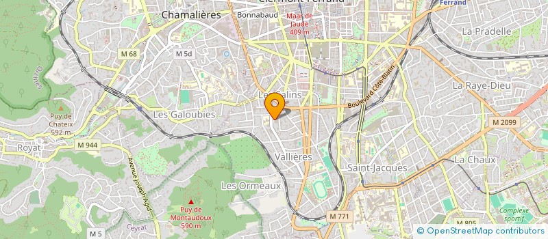 localisation de l'entreprise MONSIEUR ADEYINKA OLATUNJI  CLERMONT-FERRAND