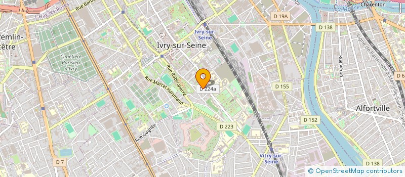 localisation de l'entreprise MONSIEUR ADHAM BOUSKRI  IVRY-SUR-SEINE