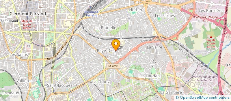 localisation de l'entreprise MONSIEUR ADHAM IBRAHIM  CLERMONT-FERRAND