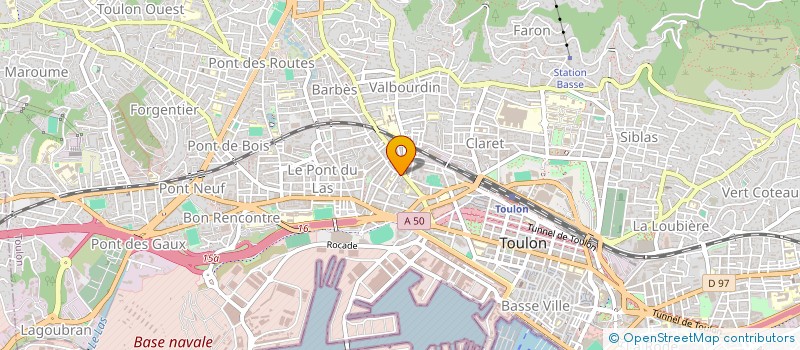 localisation de l'entreprise MONSIEUR ADHAM LAHMIDI  TOULON