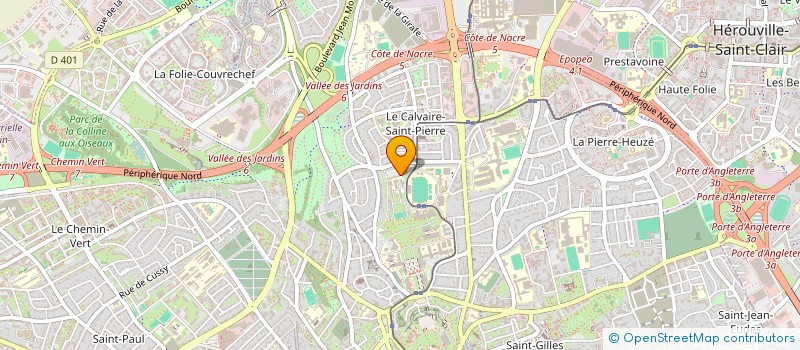 localisation de l'entreprise MONSIEUR ADHANI OMAR  CAEN