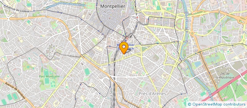 localisation de l'entreprise MONSIEUR ADHANOM ABED GEBRAY à MONTPELLIER