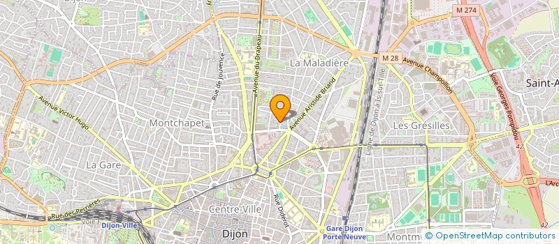 localisation de l'entreprise MONSIEUR ADHANOM GEBRESADIQ à DIJON