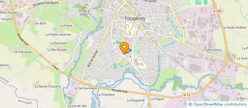 localisation de l'entreprise MONSIEUR ADI REES SANI  FOUGERES