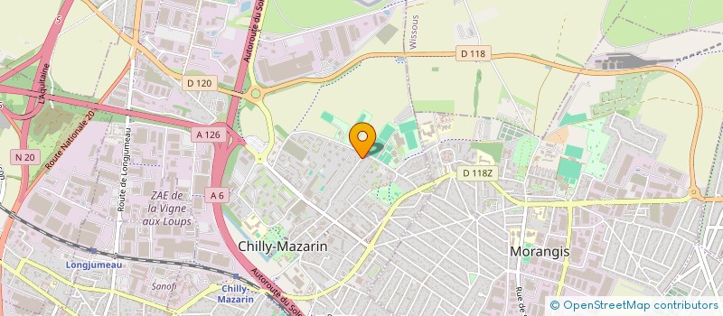 localisation de l'entreprise MONSIEUR ADIB ABDELHAMID  CHILLY-MAZARIN