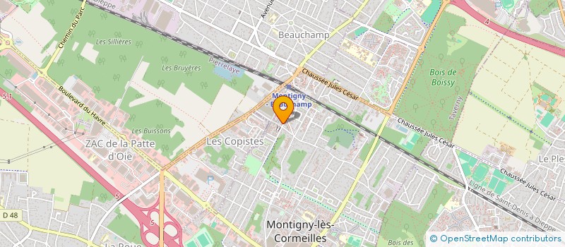 localisation de l'entreprise MONSIEUR ADIB JLIDI  MONTIGNY-LES-CORMEILLES