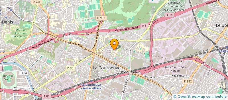 localisation de l'entreprise MONSIEUR ADIBUL ISLAM à LA COURNEUVE