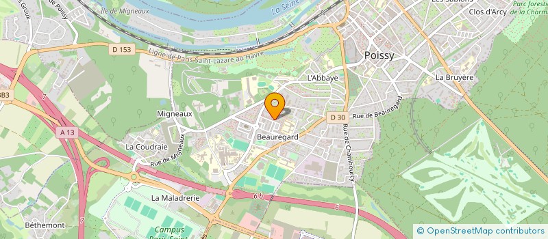 localisation de l'entreprise MONSIEUR ADIL ABBAD à POISSY