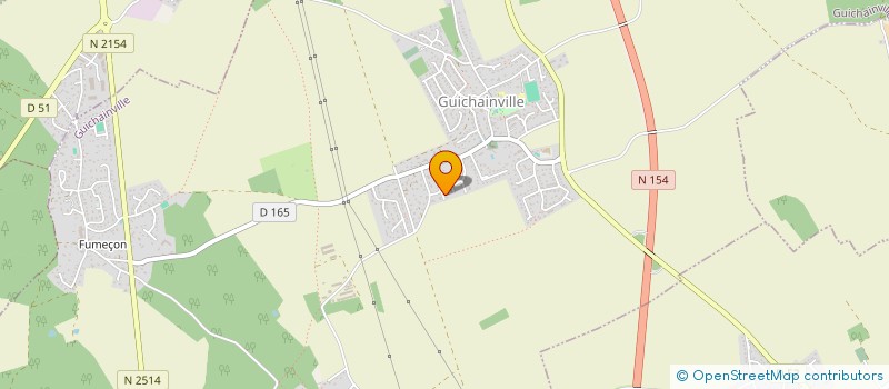 localisation de l'entreprise MONSIEUR ADIL AISSOU  GUICHAINVILLE