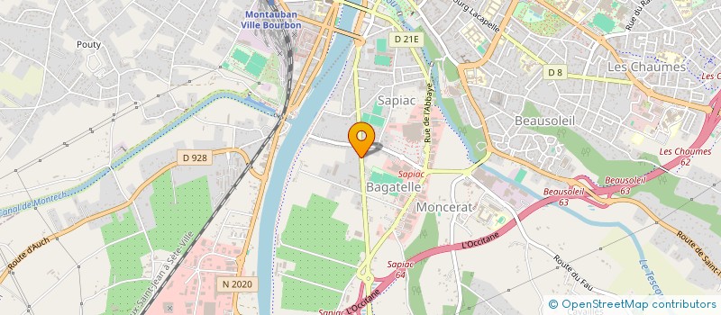 localisation de l'entreprise MONSIEUR ADIL AIT OUBBA  MONTAUBAN