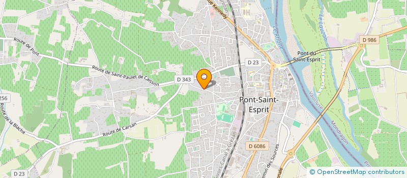 localisation de l'entreprise MONSIEUR ADIL ARHZAF à PONT-SAINT-ESPRIT