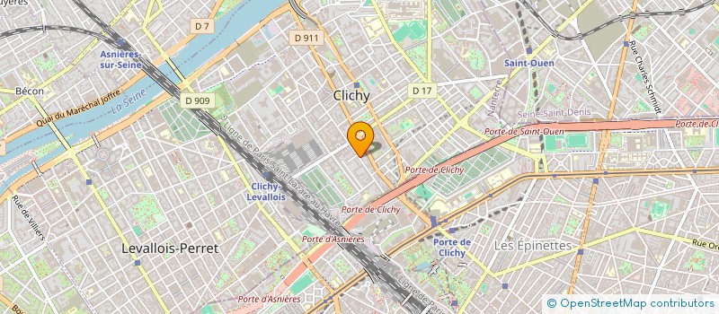 localisation de l'entreprise MONSIEUR ADIL BAATI à CLICHY