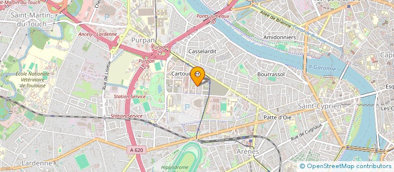 localisation de l'entreprise MONSIEUR ADIL BARKOUKI BOUNOUHI  TOULOUSE