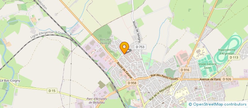 localisation de l'entreprise MONSIEUR ADIL BENIKHLEF à ARGENTAN