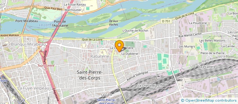 localisation de l'entreprise MONSIEUR ADIL BENKEMMOUCHE  TOURS