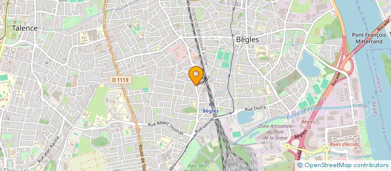 localisation de l'entreprise MONSIEUR ADIL BENNANI à BEGLES