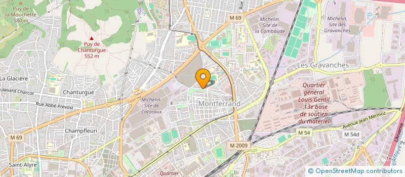 localisation de l'entreprise MONSIEUR ADIL BENTALEB  CLERMONT-FERRAND