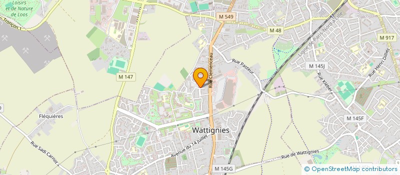 localisation de l'entreprise MONSIEUR ADIL BIROUK  LILLE