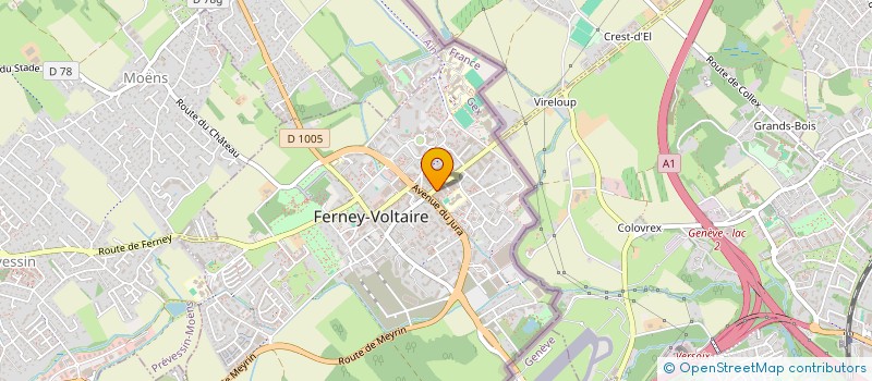 localisation de l'entreprise MONSIEUR ADIL BOSAL à FERNEY-VOLTAIRE