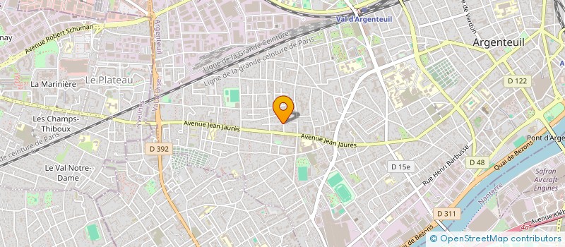 localisation de l'entreprise MONSIEUR ADIL BOUKHALFA  ARGENTEUIL