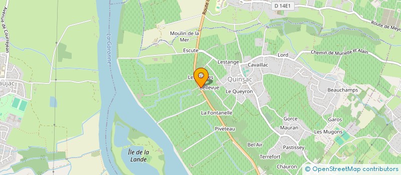 localisation de l'entreprise MONSIEUR ADIL BOURABAH  QUINSAC