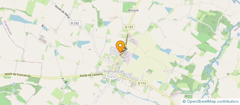 localisation de l'entreprise MONSIEUR ADIL BOUTAMJINE  FRANCESCAS