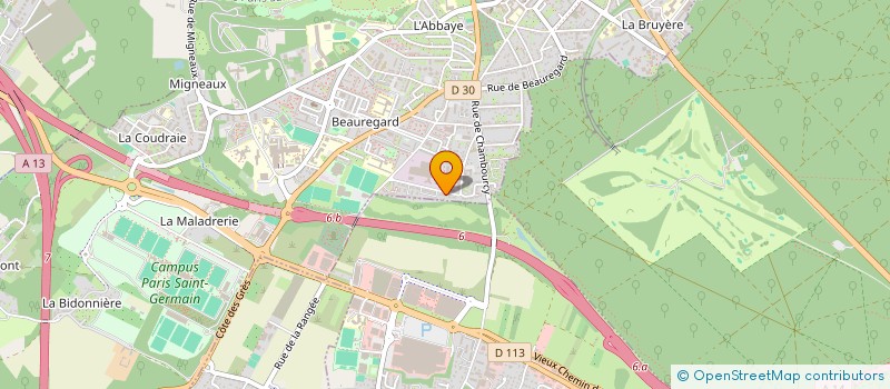 localisation de l'entreprise MONSIEUR ADIL CHBABI  POISSY