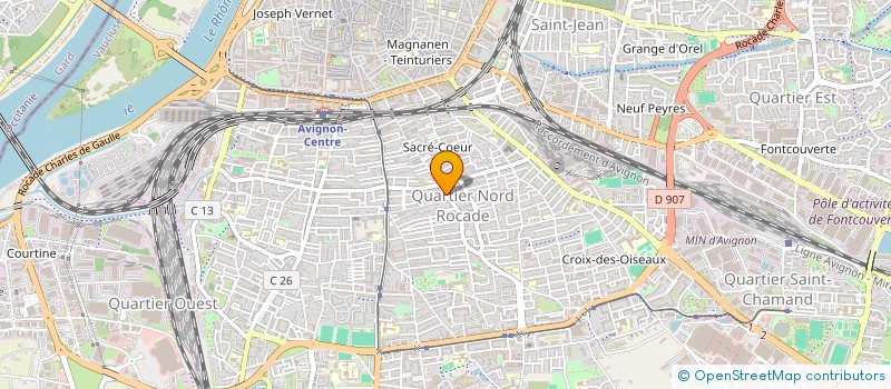 localisation de l'entreprise MONSIEUR ADIL CHEBLI  AVIGNON