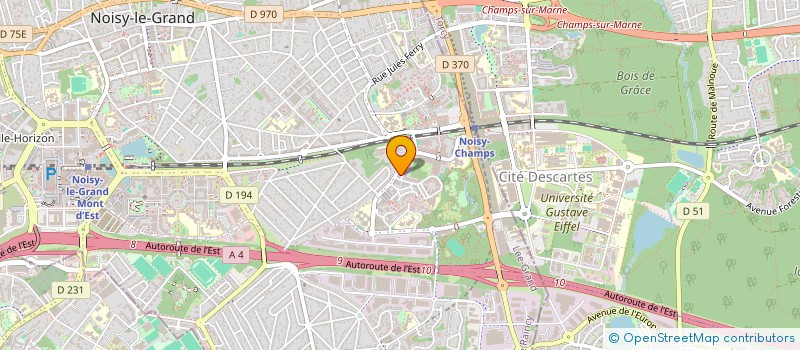 localisation de l'entreprise MONSIEUR ADIL CHERIF à NOISY-LE-GRAND