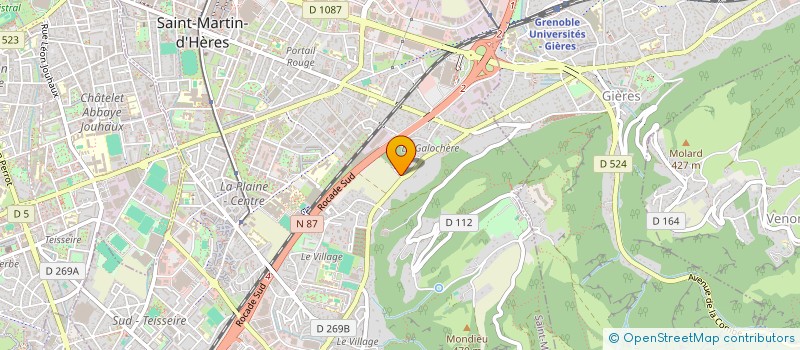 localisation de l'entreprise MONSIEUR ADIL CHETOUANE  SAINT-MARTIN-D'HERES